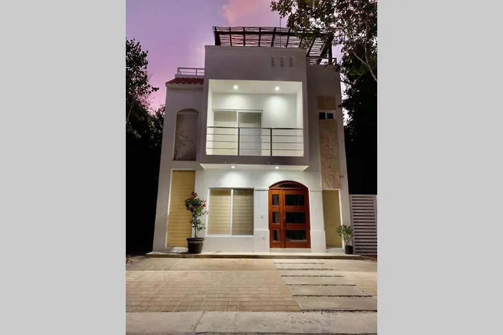 Semesterbostad Casa Acalan Villa Puerto Morelos Mexiko