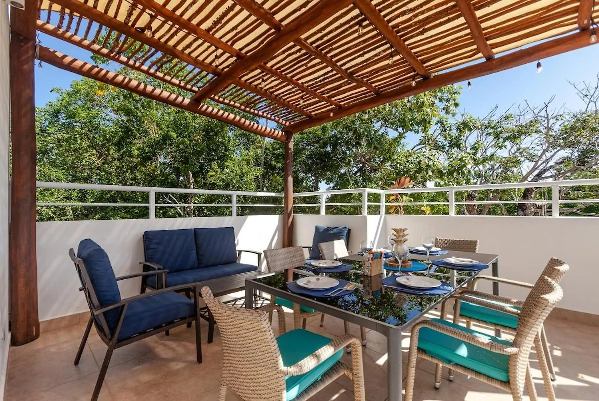 Semesterbostad Casa Acalan Villa Puerto Morelos Mexiko
